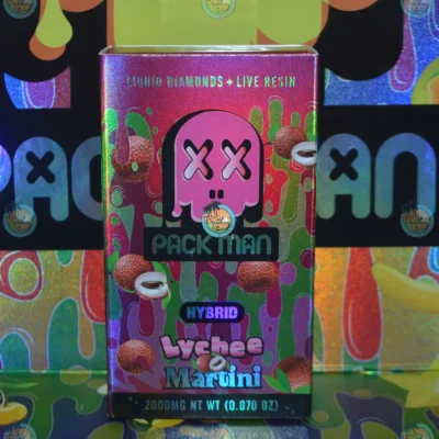 Pack Man Disposable Vapes LYCHEE MARTINI