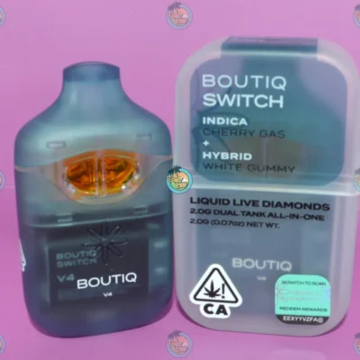 Boutiq Switch Cherry Gas X White Gumy