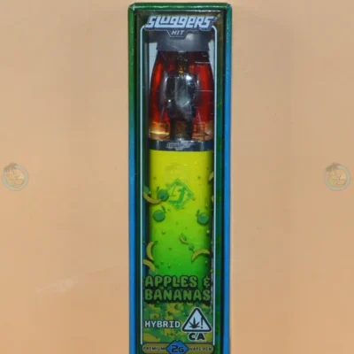 SLUGGERS HIT DISPOSABLE VAPES 2G APPLES AND BANANAS