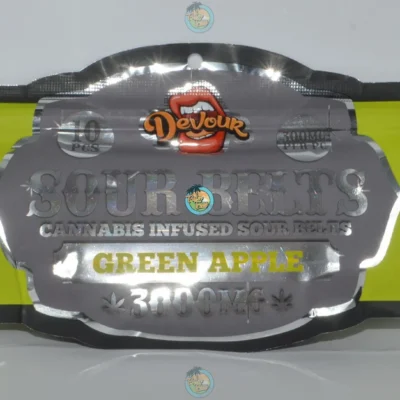 DEVOUR GUMMIES GREEN APPLE