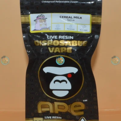 APE LIVE RESIN VAPES CEREAL MILK