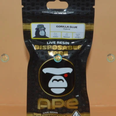 APE LIVE RESIN VAPES GORILLA GLUE