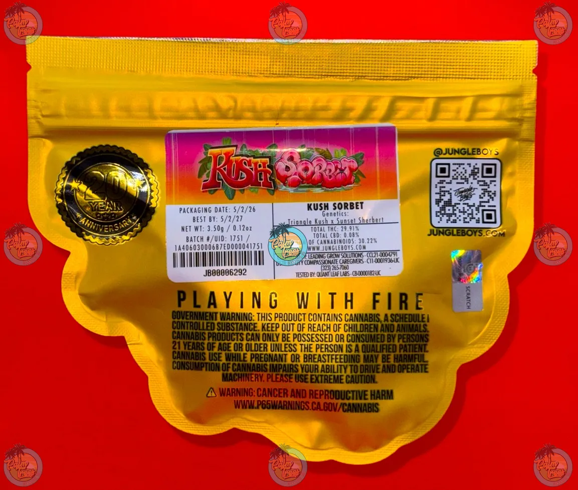 JUNGLE BOYS 20TH ANNIVERSARY KUSH SORBET