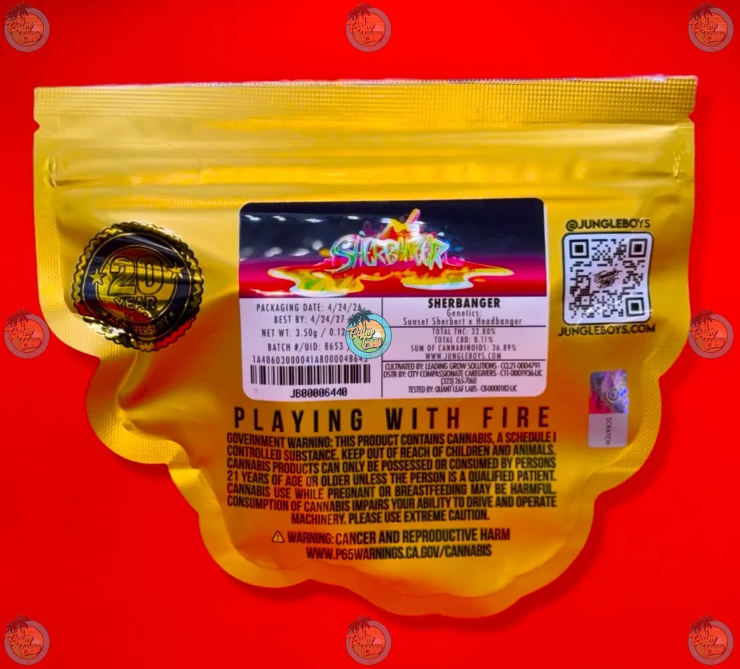 JUNGLE BOYS 20TH ANNIVERSARY SHERBANGER